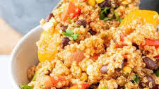 Vegan One-Pot Mexican Quinoa (gluten-free, oil-free)