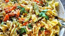 Vegan One Pot Vegetable Pot Pie Noodles