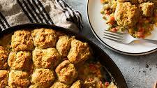 Vegan Pot Pie With Herby Biscuits