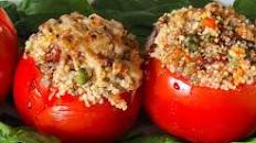 Vegan Stuffed Tomatoes with Quinoa