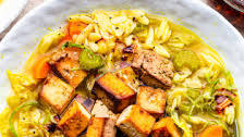 Vegan chicken soup