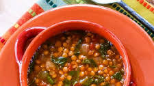 Vegetarian Lentil Spinach Soup