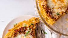 Veggie-Loaded Vegetarian Spaghetti Pie Recipe