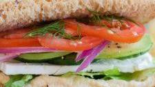 Veggie Sandwiches with Hummus