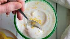 Whipped Cottage Cheese Lemon Mousse