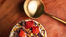 Whipped Honey Cottage Cheese Parfait