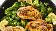 Whole30 Lemon Chicken Skillet with Broccoli (Paleo, Low Carb)