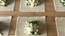 Wonton Cheese & Spinach Ravioli With Marinara Sauce