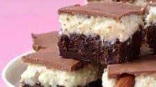 Almond Joy Coconut Brownie Bars