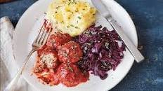 Apple and pork meatballs
