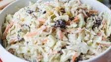Apple Raisin Coleslaw
