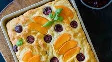 Apricot and Cherry Focaccia