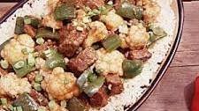 Asian Beef and Cauliflower Stew