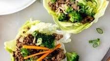 Asian Beef Lettuce Wraps