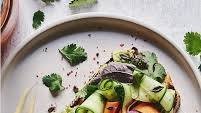 Avocado Toast with Veggie Ribbons