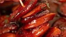 Baked BBQ Sausages