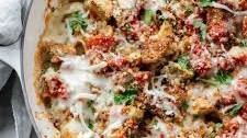 Baked Eggplant Pasta Parmigiano