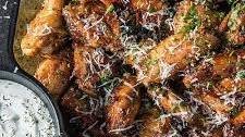 Baked Garlic Parmesan Wings