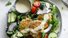 Baked Oil-Free Almond Flour Falafel