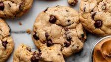 Bakery-Style Peanut Butter Chocolate Chip Cookies