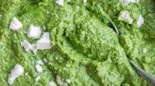 Basil Pesto with Spinach and Feta Cheese