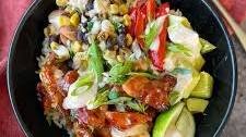 BBQ Chicken Rice Bowls