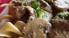 Beef and Mushroom Stroganoff, Aussie Style