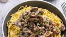 Beef Stroganoff