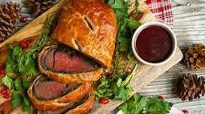 Beef Wellington with Red Wine Sauce