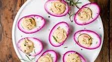 Beet-Pickled Deviled Eggs Are Bright in Color and Flavor