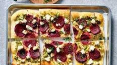 Beet and Goat Cheese Flatbread