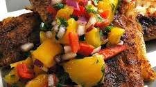 Blackened Cod with Mango Salsa