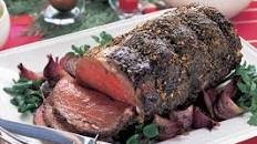 Black Pepper-Crusted Standing Rib Roast au Jus