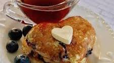 Blueberry Almond Pancakes