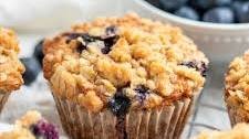 Blueberry Oat Crumble Muffins