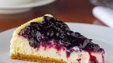 Blueberry Sour Cream Flan