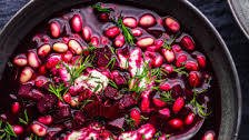 Borscht (beetroot soup)
