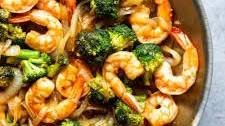 Broccoli and Shrimp Stir Fry