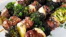 Broccoli Beef Skewers