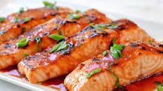 Broiled Salmon with Thai Sweet Chili Glaze