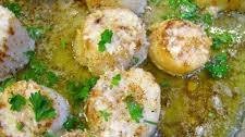 Browned Butter Garlic Parmesan Scallops