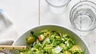 Brussels Sprout Salad with Apples, Walnuts & Parmesan