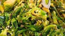 Brussels Sprout Stir Fry