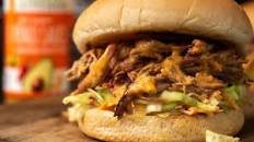Buffalo-Style Pulled Pork Sandwiches