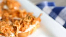 Buffalo Chicken Crostini Bites