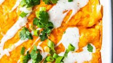Buffalo Chicken Enchiladas Recipe