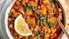 Butternut Squash, Chickpea & Lentil Moroccan-Spiced Stew