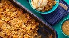Butterscotch-Cornflake Apple Crisp