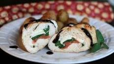 Caprese-Stuffed Chicken Breast with Balsamic Reduction