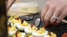 Caprese Deviled Eggs